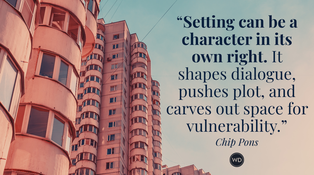 Setting the Scene: How Travel, Close Quarters, and Only-One-Bed Brought My Characters Together | Chip Pons